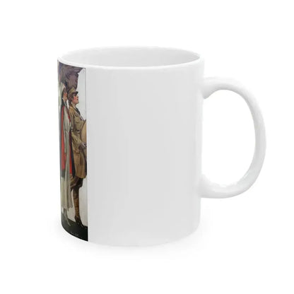As We Go Marshing On, Life magazine cover, February 6th, 1919 - White Coffee Mug - Go Mug Yourself
