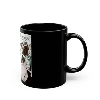 Asa Swing It, The Family Circle, August 19, 1938 - Black Coffee Mug - Go Mug Yourself