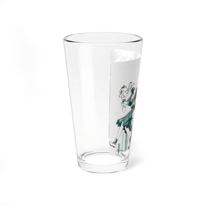 Asa Swing It, The Family Circle, August 19, 1938 (Magazine Illustration) Pint Glass 16oz-Go Mug Yourself