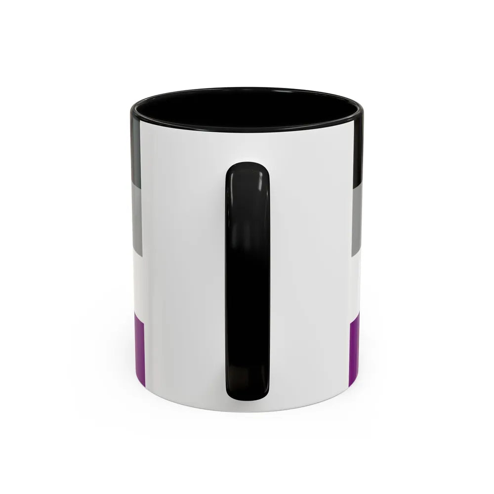 Asexual Pride Flag - Accent Coffee Mug-Go Mug Yourself