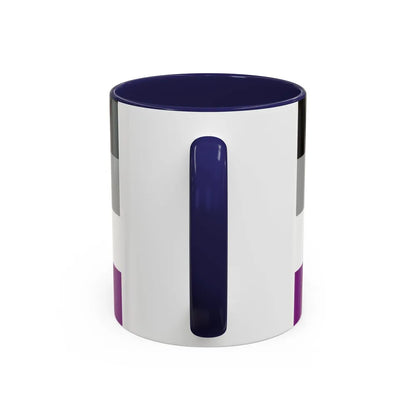 Asexual Pride Flag - Accent Coffee Mug-Go Mug Yourself