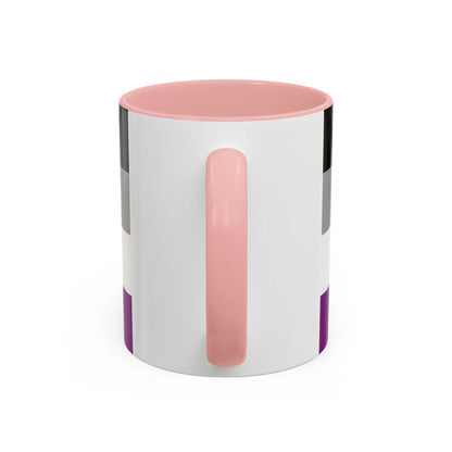 Asexual Pride Flag - Accent Coffee Mug-Go Mug Yourself