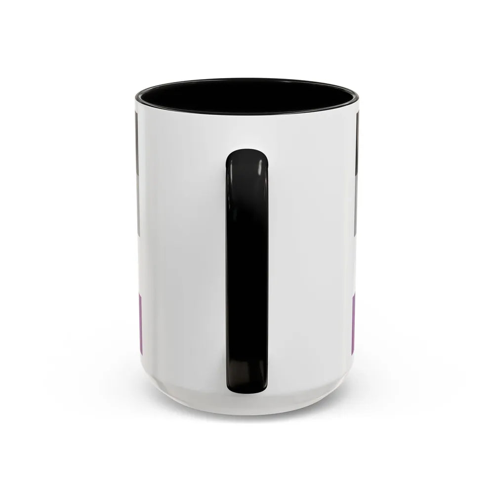 Asexual Pride Flag - Accent Coffee Mug-Go Mug Yourself