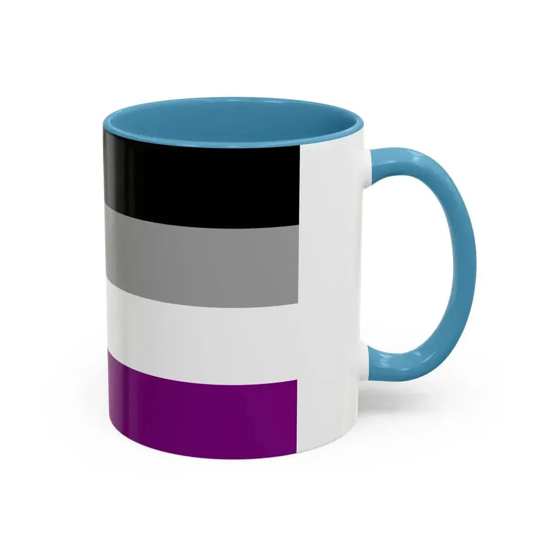 Asexual Pride Flag - Accent Coffee Mug - Go Mug Yourself