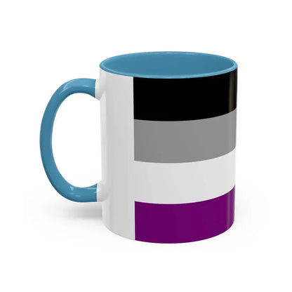 Asexual Pride Flag - Accent Coffee Mug - Go Mug Yourself