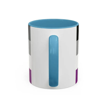 Asexual Pride Flag - Accent Coffee Mug - Go Mug Yourself