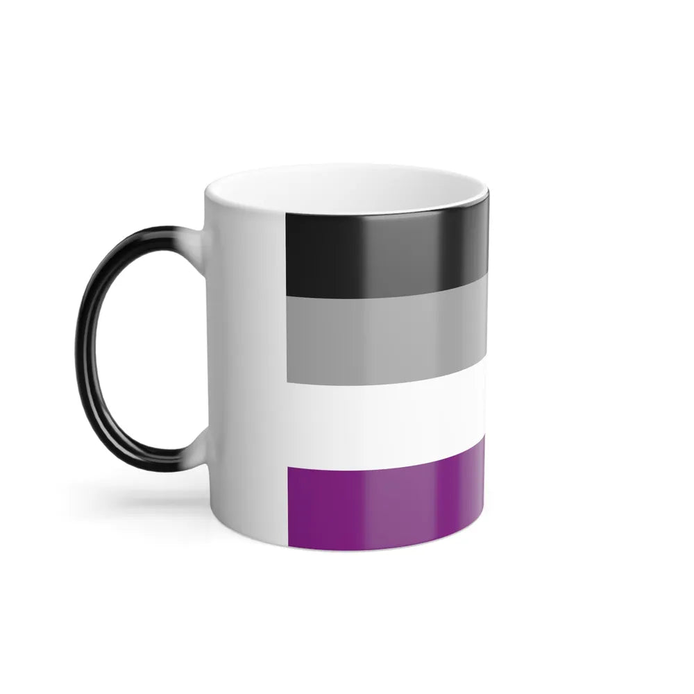 Asexual Pride Flag - Color Changing Mug 11oz-Go Mug Yourself