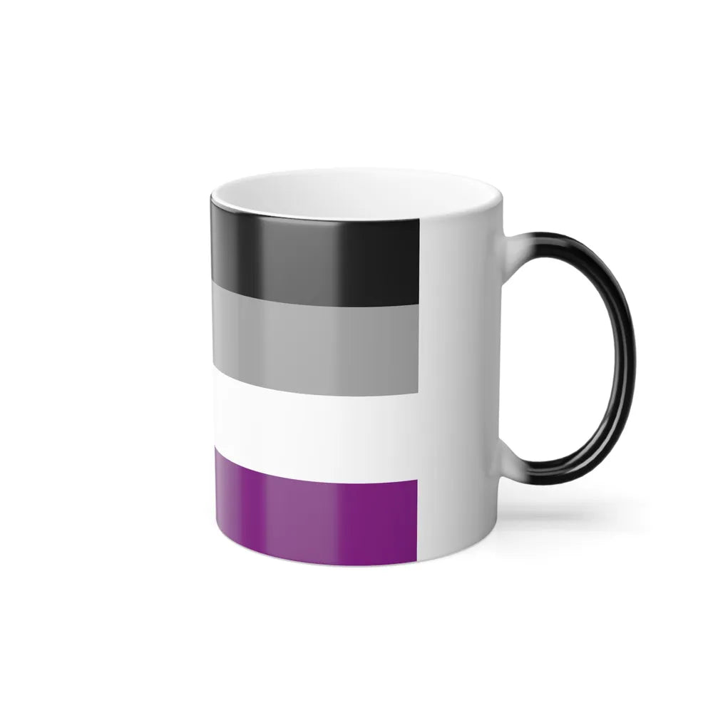 Asexual Pride Flag - Color Changing Mug 11oz-Go Mug Yourself