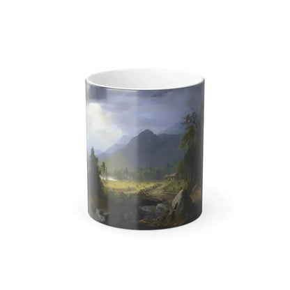 Asher Brown Durand (1796-1886) The First Harvest in the Wilderness - Oil on Canvas 1855 - Color Changing Mug 11oz 11oz - Go Mug Yourself