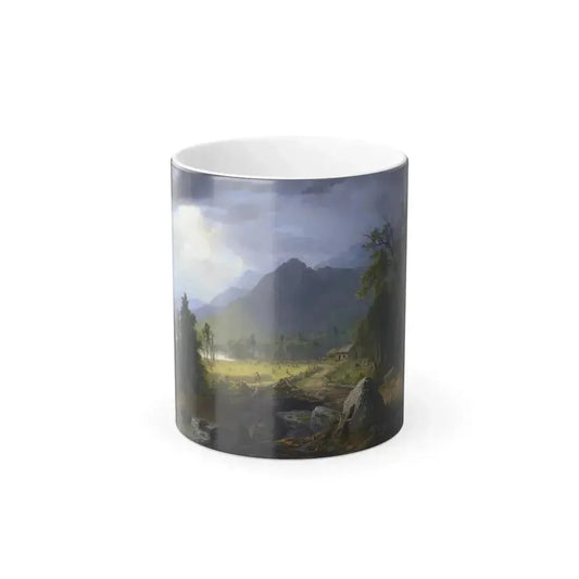 Asher Brown Durand (1796-1886) The First Harvest in the Wilderness - Oil on Canvas 1855 - Color Changing Mug 11oz 11oz - Go Mug Yourself