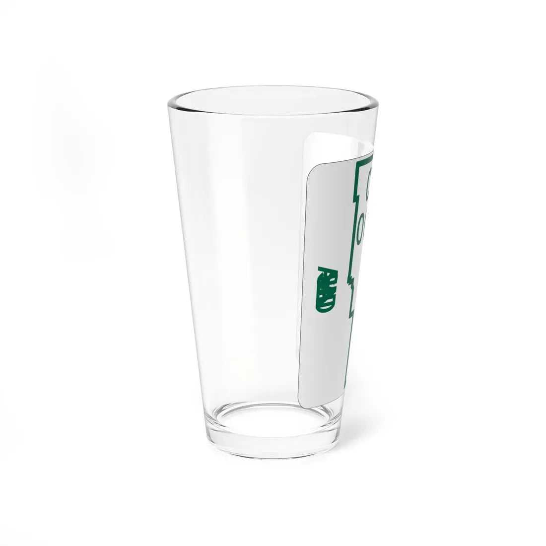 Ashland County OH template (Ohio) (Road Sign) Pint Glass 16oz - Go Mug Yourself