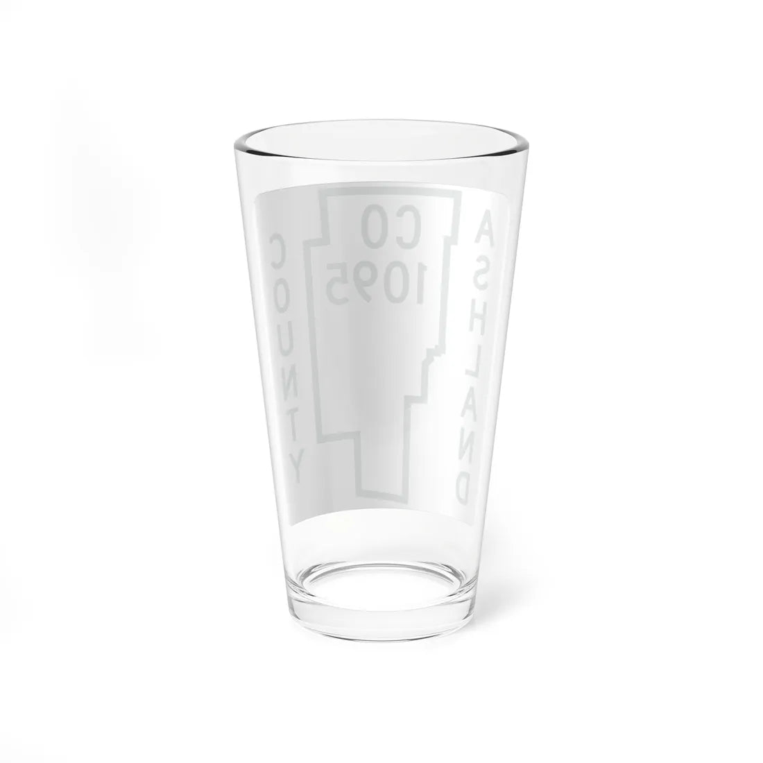 Ashland County Route 1095 OH (Ohio) (Road Sign) Pint Glass 16oz - Go Mug Yourself