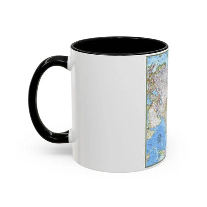 Asia (1971) (Map) Accent Coffee Mug-Go Mug Yourself