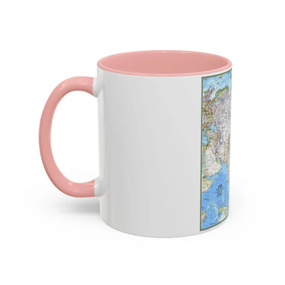 Asia (1971) (Map) Accent Coffee Mug-Go Mug Yourself