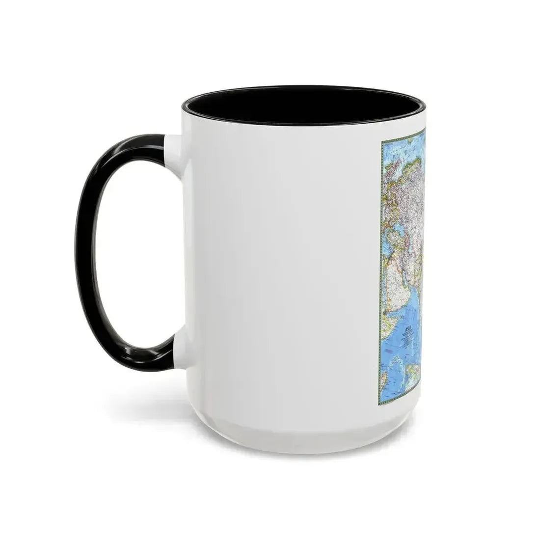 Asia (1971) (Map) Accent Coffee Mug - Go Mug Yourself