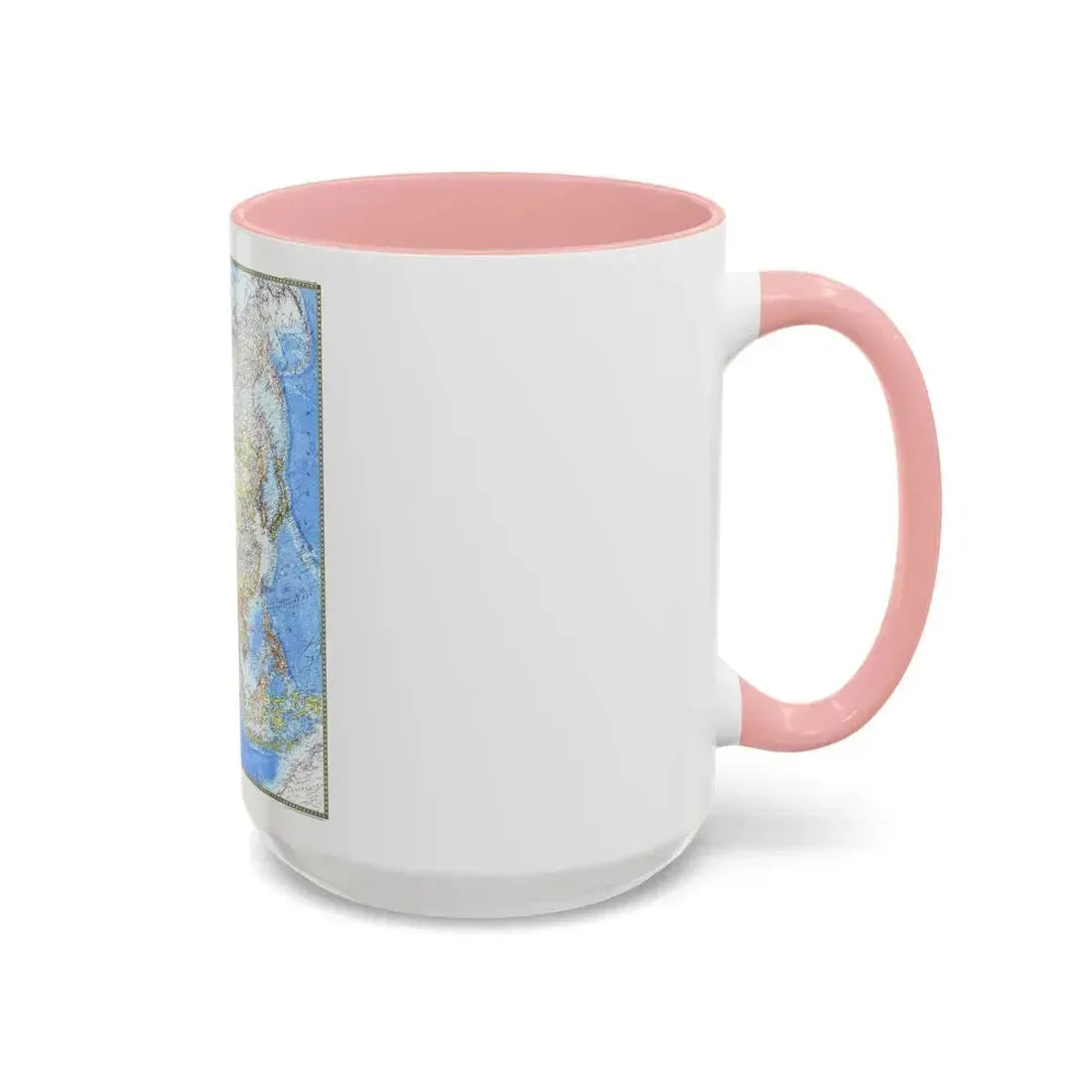 Asia (1971) (Map) Accent Coffee Mug - Go Mug Yourself