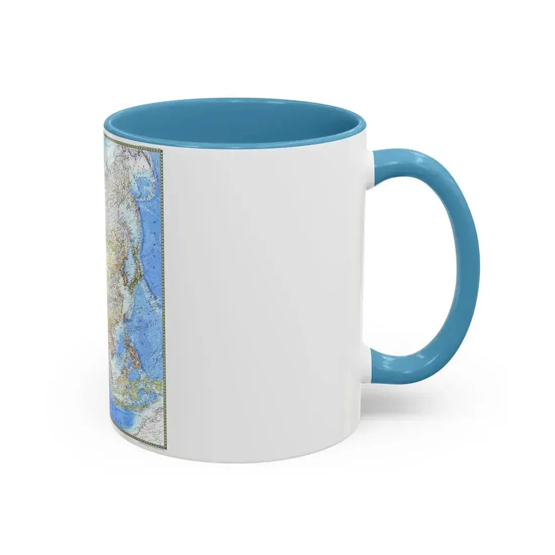 Asia (1971) (Map) Accent Coffee Mug - Go Mug Yourself