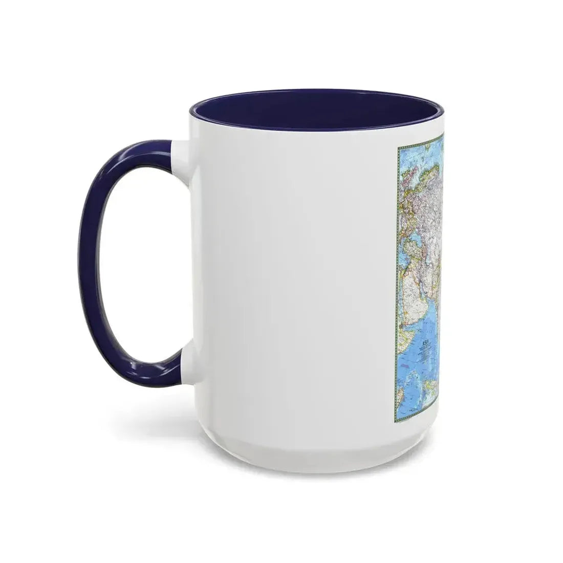 Asia (1971) (Map) Accent Coffee Mug - Go Mug Yourself