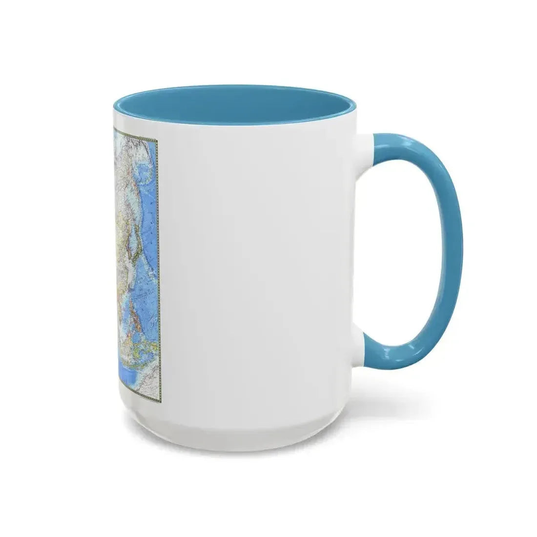 Asia (1971) (Map) Accent Coffee Mug - Go Mug Yourself