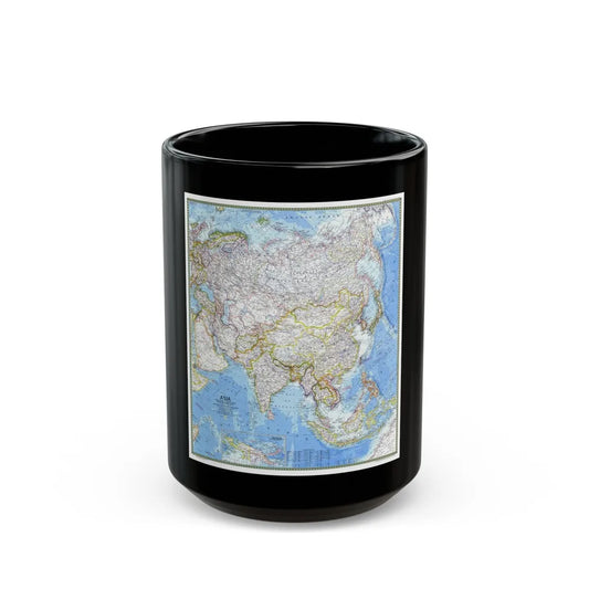 Asia (1971) (Map) Black Coffee Mug-15oz-Go Mug Yourself