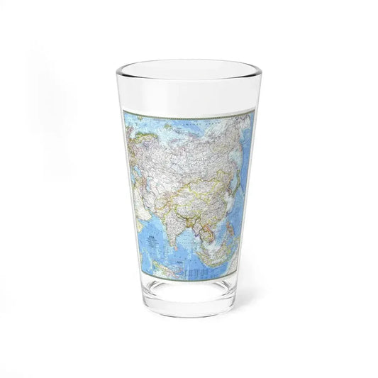 Asia (1971) (Map) Pint Glass 16oz 16oz - Go Mug Yourself