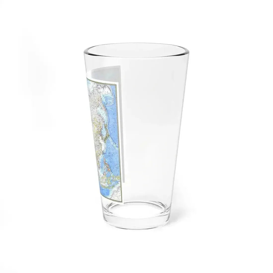 Asia (1971) (Map) Pint Glass 16oz - Go Mug Yourself
