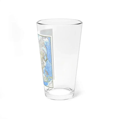 Asia (1971) (Map) Pint Glass 16oz - Go Mug Yourself