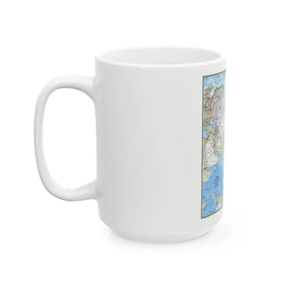 Asia (1971) (Map) White Coffee Mug - Go Mug Yourself