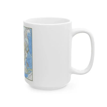 Asia (1971) (Map) White Coffee Mug - Go Mug Yourself