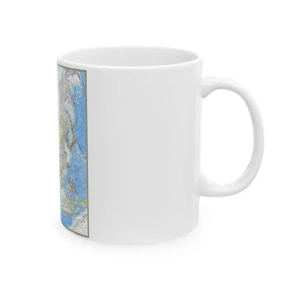 Asia (1971) (Map) White Coffee Mug - Go Mug Yourself