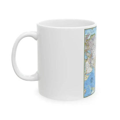 Asia (1971) (Map) White Coffee Mug - Go Mug Yourself