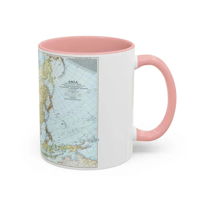Asia and Adjacent Areas (1942) (Map) Accent Coffee Mug - Go Mug Yourself