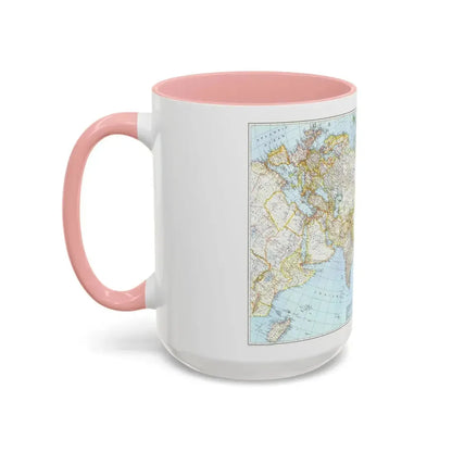 Asia and Adjacent Areas (1942) (Map) Accent Coffee Mug - Go Mug Yourself