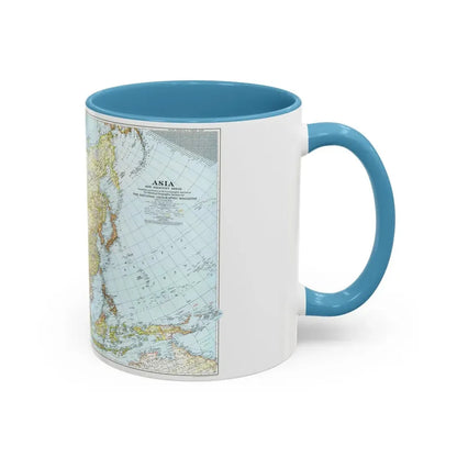Asia and Adjacent Areas (1942) (Map) Accent Coffee Mug - Go Mug Yourself