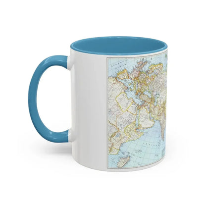 Asia and Adjacent Areas (1942) (Map) Accent Coffee Mug - Go Mug Yourself