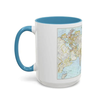 Asia and Adjacent Areas (1942) (Map) Accent Coffee Mug - Go Mug Yourself
