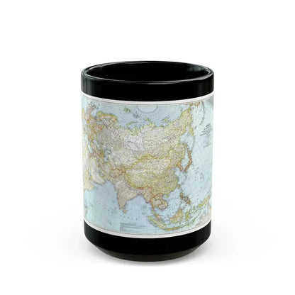 Asia and Adjacent Areas (1942) (Map) Black Coffee Mug 15oz - Go Mug Yourself