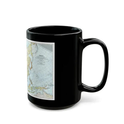Asia and Adjacent Areas (1942) (Map) Black Coffee Mug - Go Mug Yourself