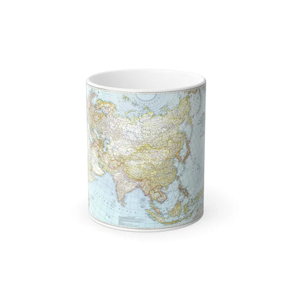 Asia and Adjacent Areas (1942) (Map) Color Changing Mug 11oz-11oz-Go Mug Yourself