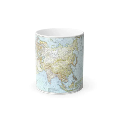Asia and Adjacent Areas (1942) (Map) Color Changing Mug 11oz Default Title 11oz - Go Mug Yourself