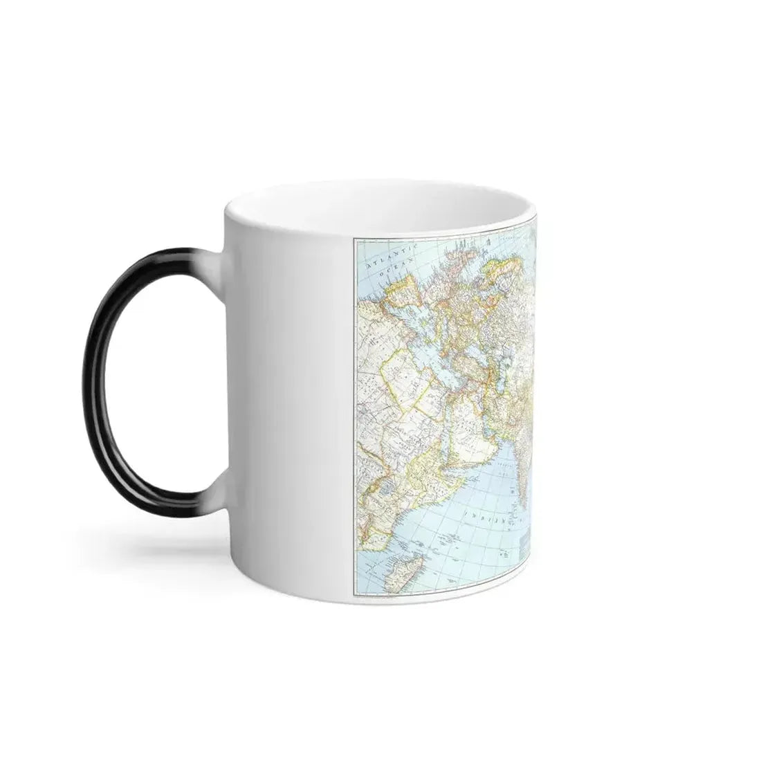 Asia and Adjacent Areas (1942) (Map) Color Changing Mug 11oz - Go Mug Yourself