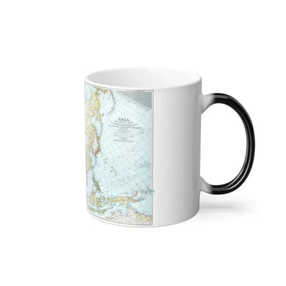 Asia and Adjacent Areas (1942) (Map) Color Changing Mug 11oz - Go Mug Yourself