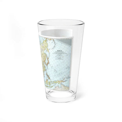 Asia and Adjacent Areas (1942) (Map) Pint Glass 16oz-Go Mug Yourself