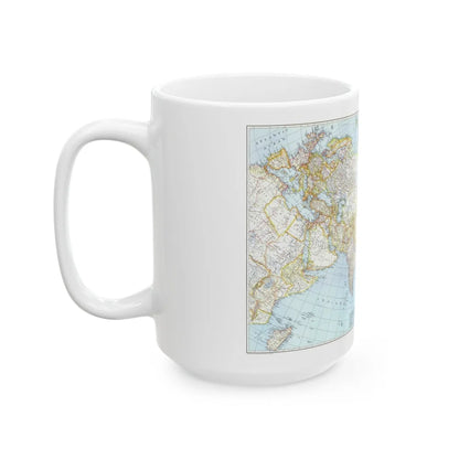 Asia and Adjacent Areas (1942) (Map) White Coffee Mug-Go Mug Yourself