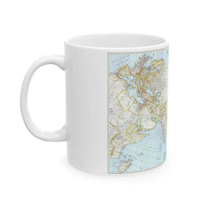 Asia and Adjacent Areas (1942) (Map) White Coffee Mug - Go Mug Yourself