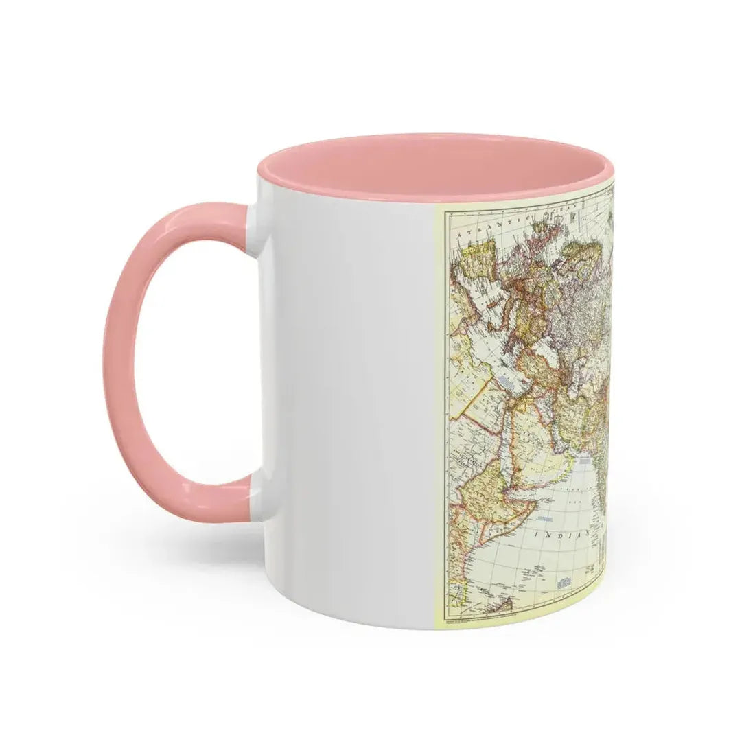 Asia and Adjacent Areas (1951) (Map) Accent Coffee Mug - Go Mug Yourself
