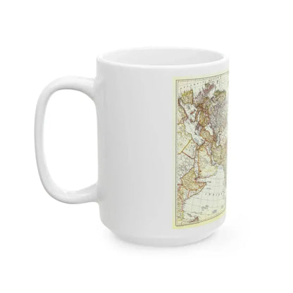 Asia and Adjacent Areas (1951) (Map) White Coffee Mug - Go Mug Yourself