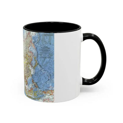 Asia and Adjacent Areas (1959) (Map) Accent Coffee Mug - Go Mug Yourself