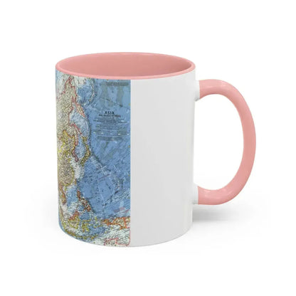 Asia and Adjacent Areas (1959) (Map) Accent Coffee Mug - Go Mug Yourself