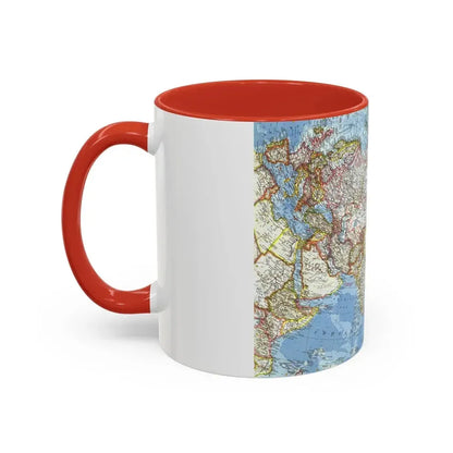 Asia and Adjacent Areas (1959) (Map) Accent Coffee Mug - Go Mug Yourself